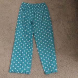 Turquoise pajama pants